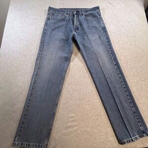 Levi's 505 Regular Fit Jeans Mens 34x29 Blue Medium Wash Straight Leg Denim